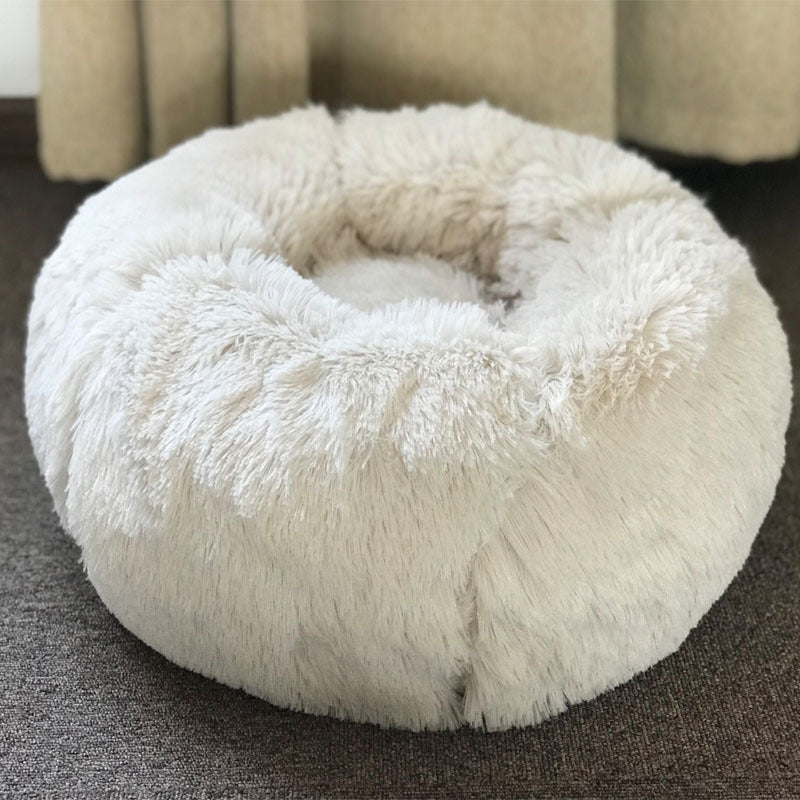 Multicolor Cat/Dog Pet Bed Super Soft Warm Round Depth Super Cute Kennel