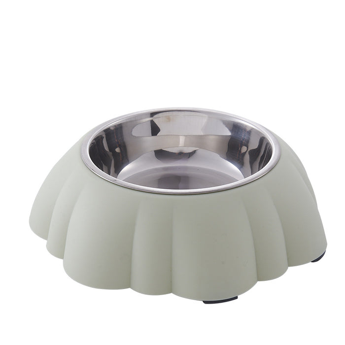 Stainless Steel Puppy Dish Water Bowl Universal Feeder