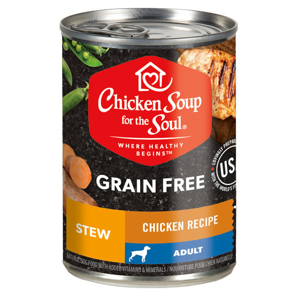 Chicken Soup For The Soul Grain Free Chicken and Duck Stew Canned Dog Food