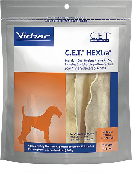 Virbac C.E.T. HEXtra Premium Oral Hygiene Chews