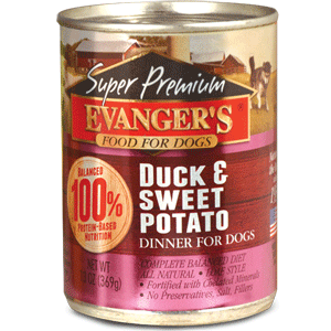 Evanger's Super Premium Duck & Sweet Potato Dinner Canned Dog Food