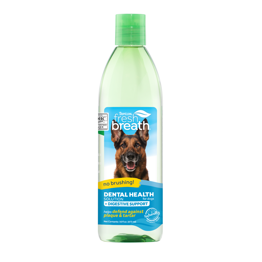 Tropiclean Fresh Breath Water Additive Plus Digestive Support for Dogs