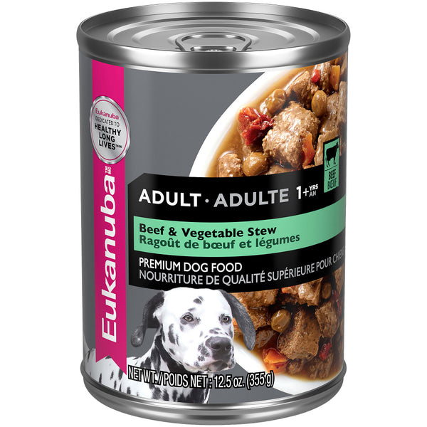 Adult Beef & Vegetable Stew Canned Dog Food