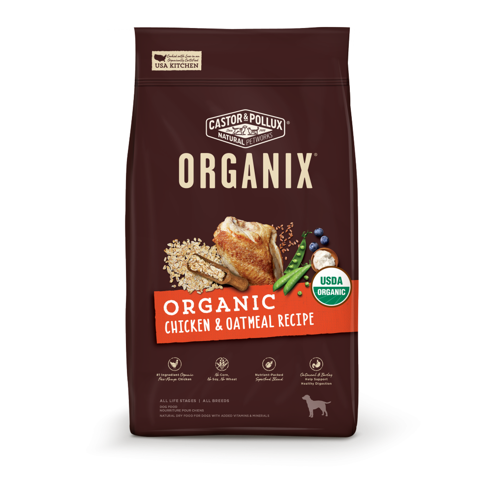 Castor and Pollux Organix Organic Chicken and Oatmeal Dry Dog Food — AZ