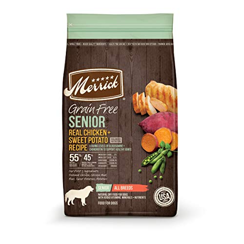 Merrick Grain Free Senior Dry Dog Food Real Chicken & Sweet Potato Recipe - 22 lb. Bag