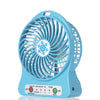 Portable Rechargeable LED Light Mini USB Charging Table Fan Speed Regulation Mode Lighting Function LED Refrigeration Air Cooler 3