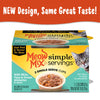 Meow Mix Simple Servings Adult Tuna and Ocean Whitefish Recipe Cat Food Tray