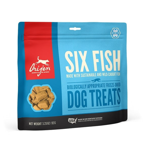 ORIJEN Grain Free Six Fish Freeze Dried Dog Treats