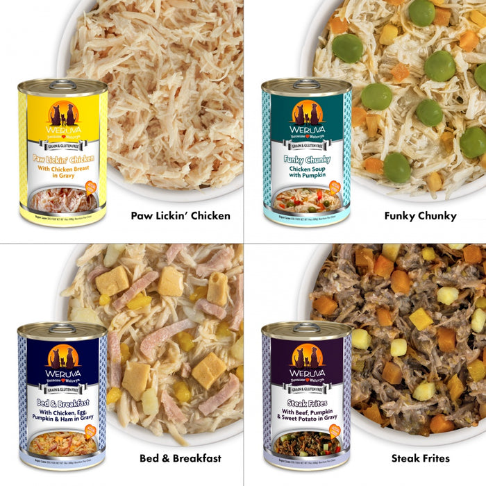 Weruva Classic Grain Free Baron's Batch Canned Dog Food Variety Pack