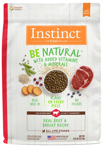 Instinct Be Natural Beef & Barley Recipe Dry Dog Food