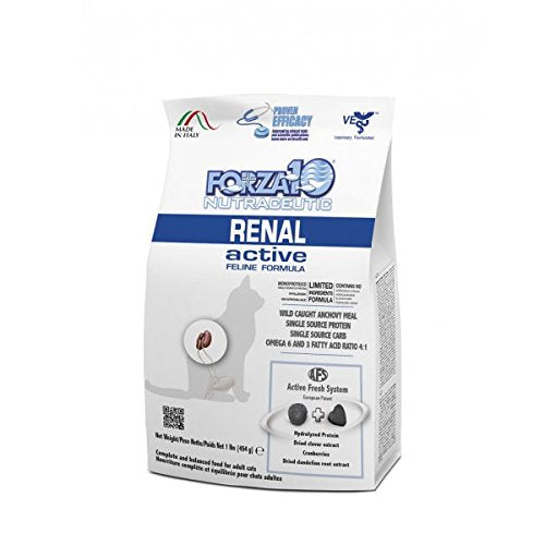 Forza10 E0030215002 Kidney Renal Active for Cats - 4 lbs