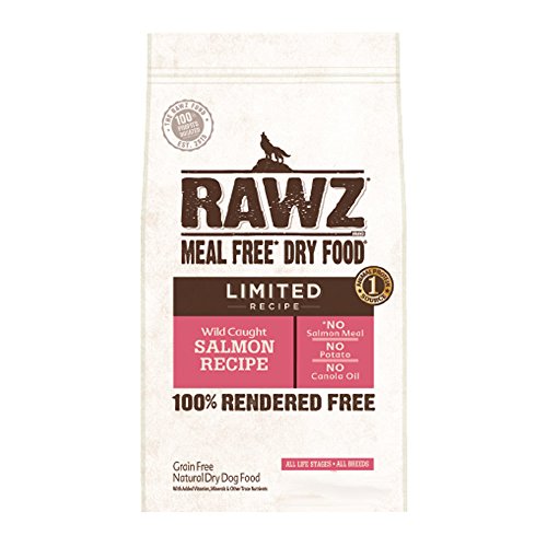 Rawz Limited Salmon Dry Dog Food 3.5 LB Bag