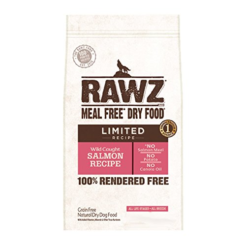 Rawz Limited Salmon Dry Dog Food 10 LB Bag