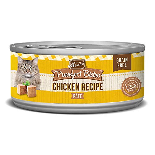 Merrick Purrfect Bistro Grain Free, 5.5 oz, Chicken Pate - Pack of 24