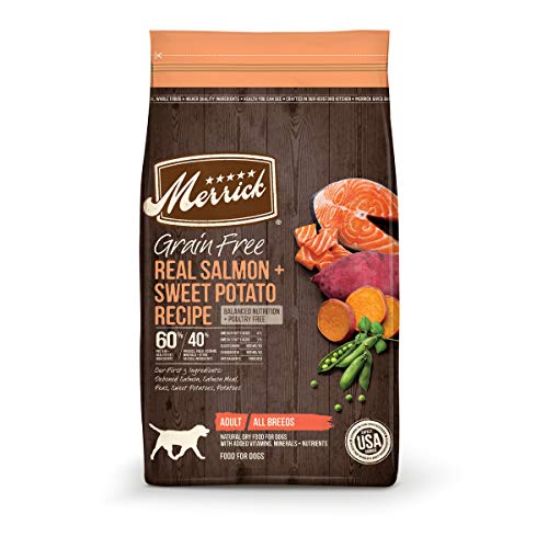 Merrick Grain Free Dry Dog Food Real Salmon & Sweet Potato Recipe - 4 lb. Bag