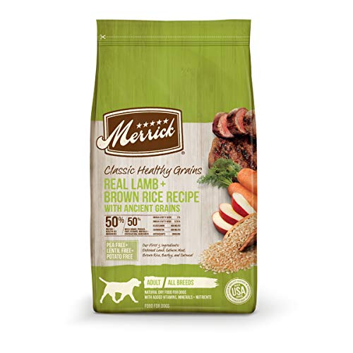 Merrick Dry Dog Food with added Vitamins & Minerals for All Breeds, 4-Pound,
