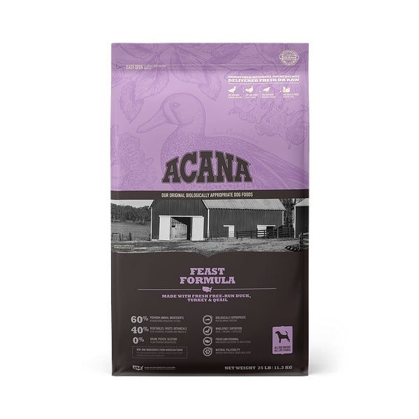 ACANA Feast Formula Grain Free Dry Dog Food