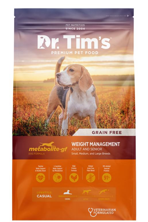 Dr. Tim's Grain Free Weight Management Metabolite Dry Dog Food