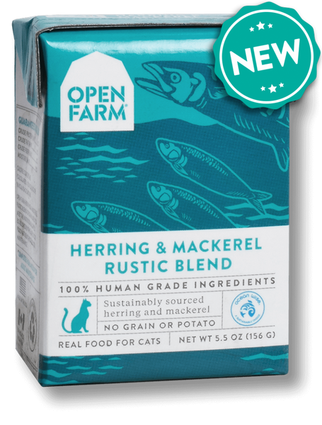 Open Farm Grain Free Herring & Mackerel Recipe Rustic Blend Wet Cat Food
