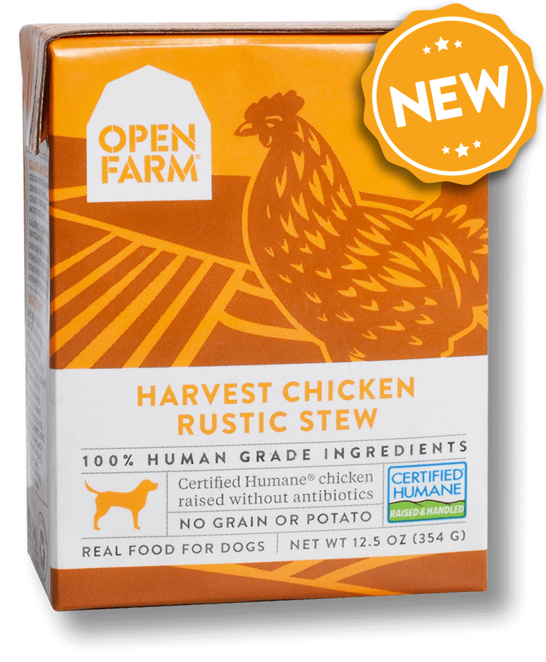 Open Farm Grain Free Harvest Chicken Recipe Rustic Stew Wet Dog Food