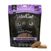 Vital Essentials Grain Free Turkey Dinner Patties Freeze Dried Raw Food for Cats