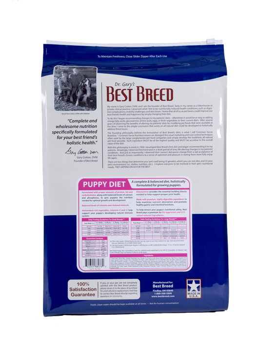 Dr. Gary's Best Breed Holistic Puppy Diet Dry Dog Food