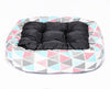 Printed soft and breathable doghouse