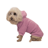 Pet Life Fashion Plush Cotton Hooded Pink Dog Sweater
