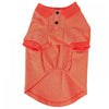 Pet Life Active Relax Stretch Fur Flexed Orange Polo Dog T-Shirt