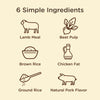 Rachael Ray Nutrish Just 6 Limited Ingredient Diet Lamb Meal & Brown Rice Recipe Dry Dog Food