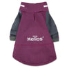 Pet Life Dog Helios Eboneflow Purple Flexible Performance Breathable Yoga Dog T-Shirt
