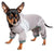 Pet Life Dog Helios Namastail Grey Full Bodied Performance Breathable Yoga Dog Hooded Tracksuit