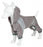 Pet Life Dog Helios Namastail Grey Full Bodied Performance Breathable Yoga Dog Hooded Tracksuit