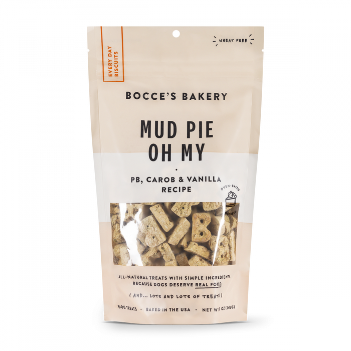 Bocce's Bakery Every Day Mud Pie Oh My Biscuit Dog Treats