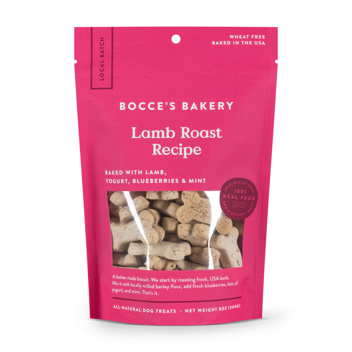 Bocce's Bakery Lamb Roast All Natural Dog Biscuits