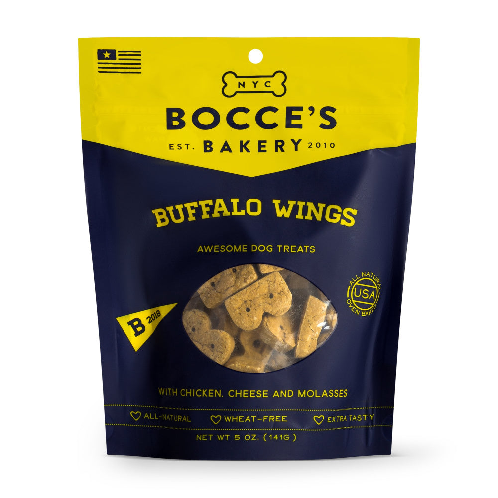 Bocce's Bakery Buffalo Wings Recipe Biscuit Dog Treats