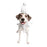 Pet Krewe Christmas Frozen Antler Silver Dog Costume