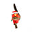 Pet Krewe Sesame Street Santa Elmo Pet Costume