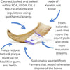 Icelandic+ Large Lamb Horn Dog Treat
