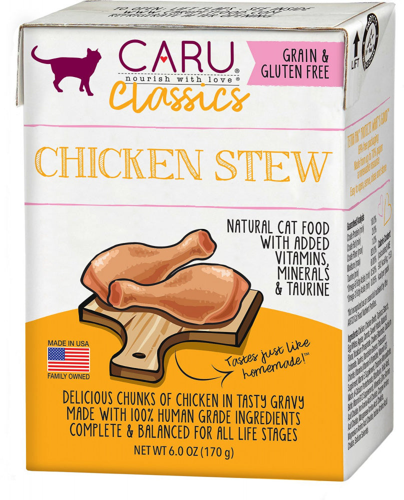 Caru Classic Grain Free Chicken Stew Recipe Wet Cat Food