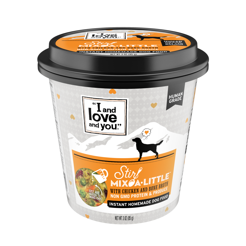 I and Love and You Stir-Mix-A-Little Chicken & Bone Broth Instant Home Made Dog Food
