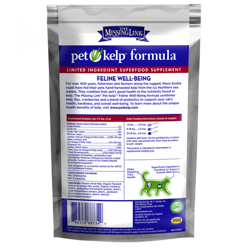 The Missing Link Pet Kelp Feline Wellness Formula Supplement