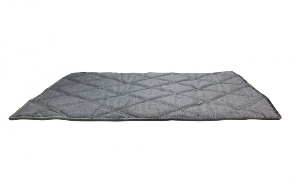 BeOneBreed Upturn Mat Dark Gray Memory Foam Dog Crate Mat