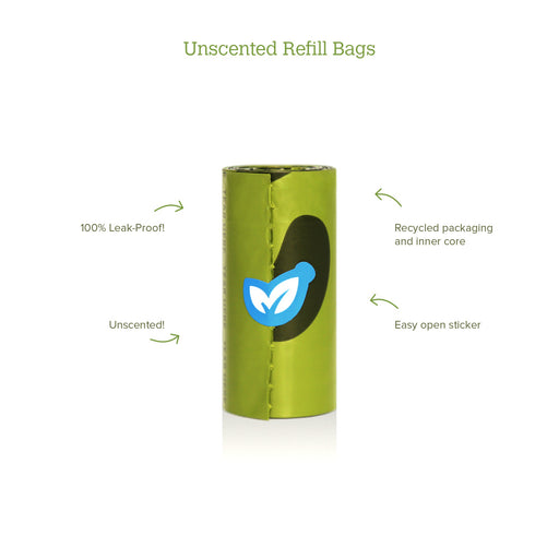 Earth Rated Refill Rolls Unscented Waste Bags - 315 Count