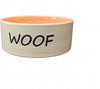 Ethical Pet Woof Dog Dish Coral