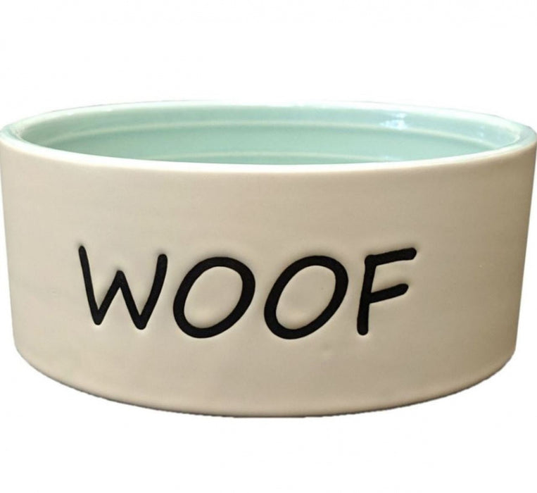 Ethical Pet Woof Dog Dish Green