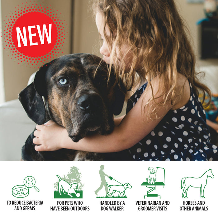 SaniPet Pet Safe Sanitizing Coat and Paw Spray, Alcohol Free