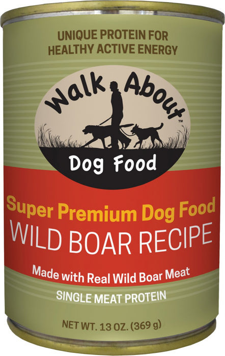 Walk About Grain Free Wild Boar Recipe Canned Dog Food