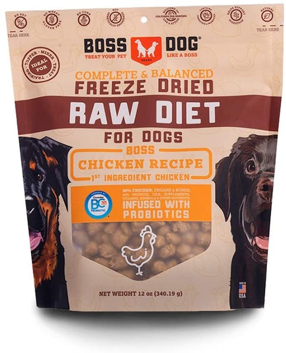 Boss Dog Complete & Balanced Chicken Recipe Freeze Dried Dog Food