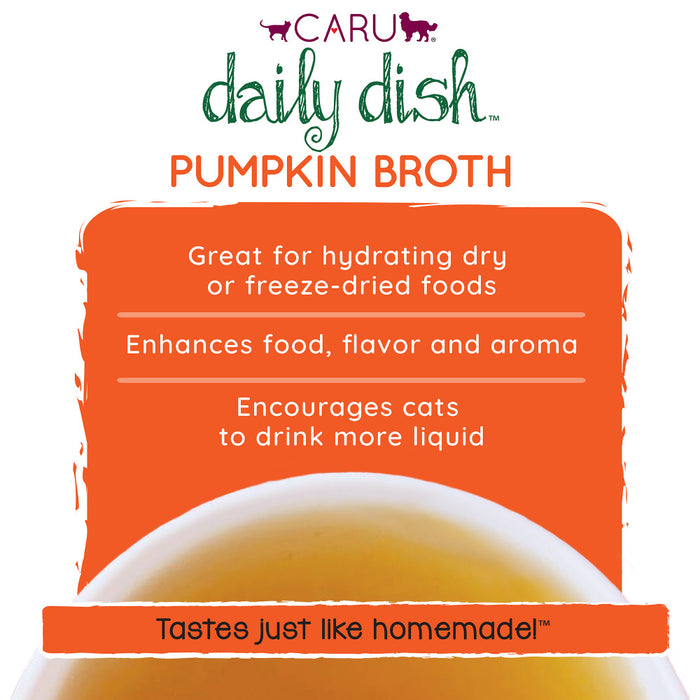 Caru Daily Dish Pumpkin Broth for Dogs & Cats